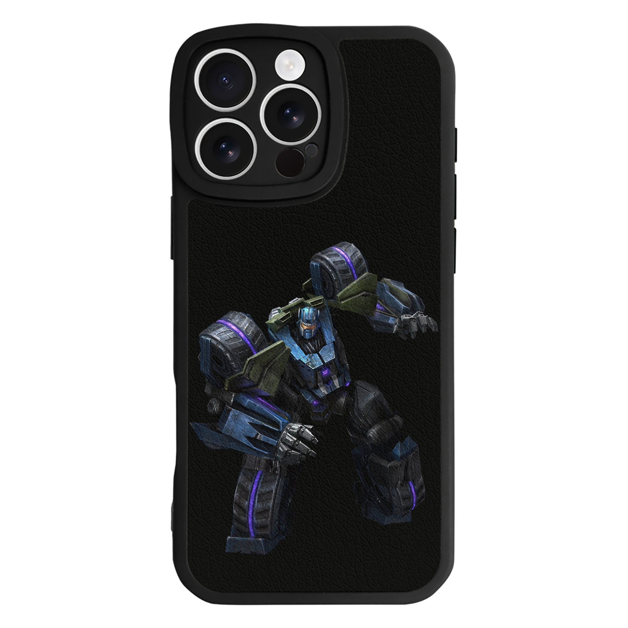 （画像用） Transformers トランスフォーマー 【iPhone 16シリーズ対応】シリコンスマホケース（レザー調） 材質：シリコン